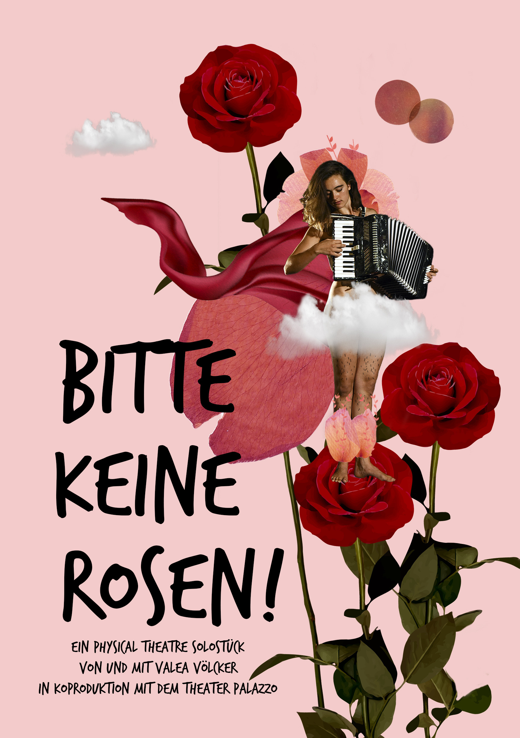 Bitte Keine Rosen! Flyer Vorne